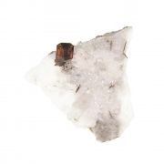 Brookite with Quartz