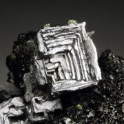 new find - skeletal GALENA, SPHALERITE