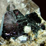 Hematite with Rutile on Quartz var. Smoky Quartz