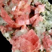 Rhodochrosite with Fluorite, Quartz, Pyrite and Galena