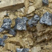 Chalcopyrite with Dolomite and Calcite