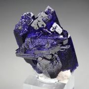 bi-terminated AZURITE twinned