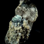 Hematite with Rutile on Quartz var. Smoky Quartz