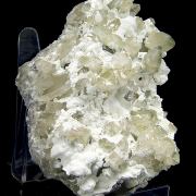 Talc, calcite, quartz, chalcopyrite