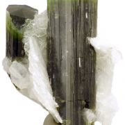 Tourmaline, albite