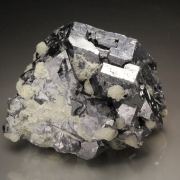 skeletal GALENA, CALCITE