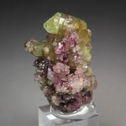 gem bi-terminated VESUVIANITE bi-color, DIOPSIDE