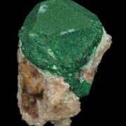 Malachite coating Cuprite