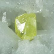 Sulphur on marble