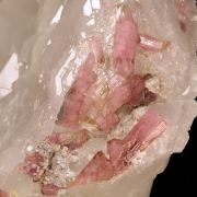 Rubellite Tourmaline on Quartz