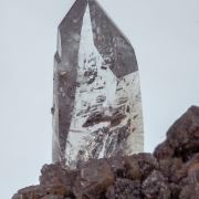 Quartz with Siderite and Gypsum