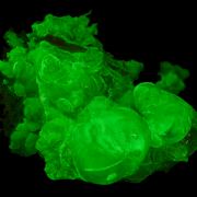 Opal var. hyalite CRAZY FLUORESCENCE