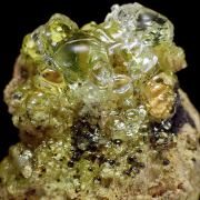 Opal var. hyalite CRAZY FLUORESCENCE