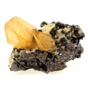 Calcite + Sphalerite.