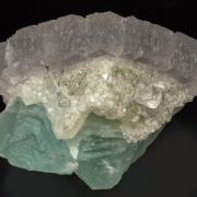 Fluorite with Quartz