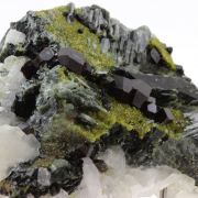 Andradite, Diopside, Epidote, Calcite.