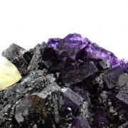 Fluorite + Sphalerite + Calcite.