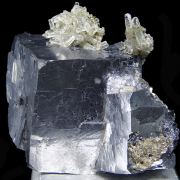 Galena, calcite