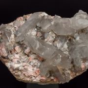 Quartz (variety smoky) with Microcline