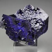 bi-terminated AZURITE twinned