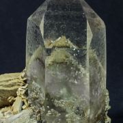 Siderite with Quartz, Siderite inclusions and Arsenopyrite