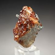 gem GARNET var. HESSONITE, DIOPSIDE