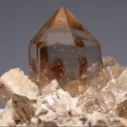 Spessartine with Quartz & Orthoclase