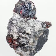 Sphalerite with Dolomite and Siderite