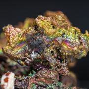 Cerussite after Anglesite with Goethite