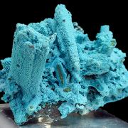 Chrysocolla, malachite, pseudo. after azurite