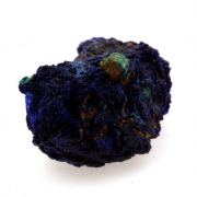 Chessylite ( Azurite ) + Cuprite.