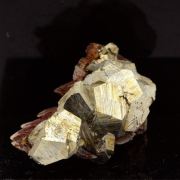 Siderite, Pyrite, Quartz.