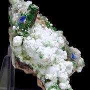 Magnesite, malachite, gypsum, dolomite