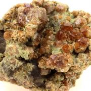 Grossular garnet + Epidote.