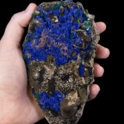Azurite on Shale