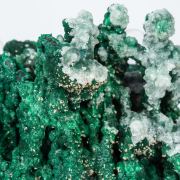 Malachite with Calcite and Cerussite