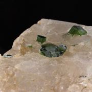 Pollucite + Tourmaline Elbaite.