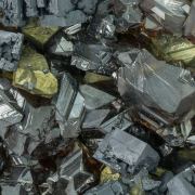 Sphalerite with Galena and Chalcopyrite