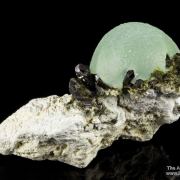Prehnite on Epidote