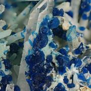 Veszelyite with Quartz