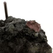 Pink Fluorite with Adular.