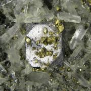 Galena with Chalcopyrite and Quartz