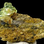 Opal var. hyalite CRAZY FLUORESCENCE