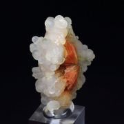 orange SCOLECITE, CHALCEDONY