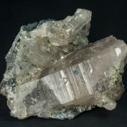 Hematite with Quartz (variety smoky)