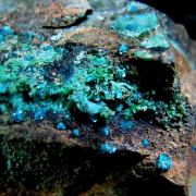 Sampleite with Atacamite and Chrysocolla