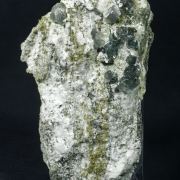 Prehnite with Epidote and Actinolite (variety byssolite)
