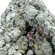 Proustite with Skutterudite