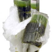 Tourmaline, albite