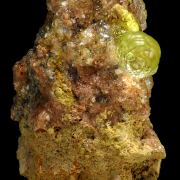 Opal var. hyalite CRAZY FLUORESCENCE